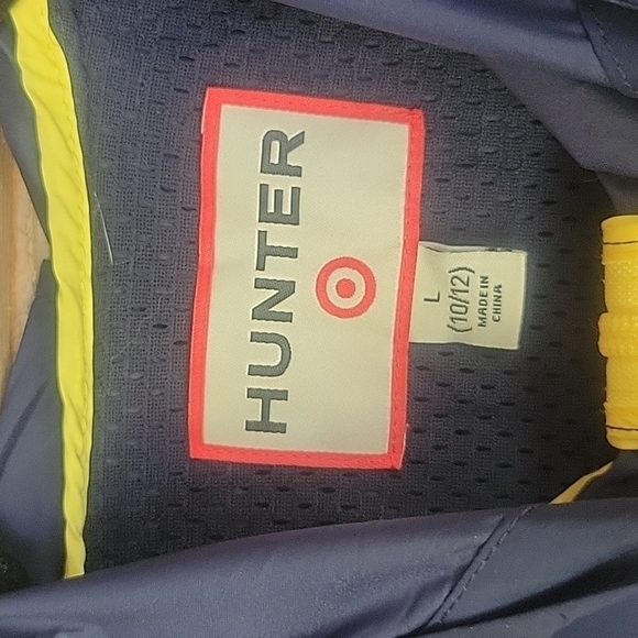 Hunter for Target Navy and Yellow Windbreaker Vest Size Large 10/12 - Picture 3 of 6